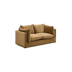 Discount Horgans Ella Sofa Sand 2 Seat Sand Velvet