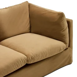Discount Horgans Ella Sofa Sand 2 Seat Sand Velvet