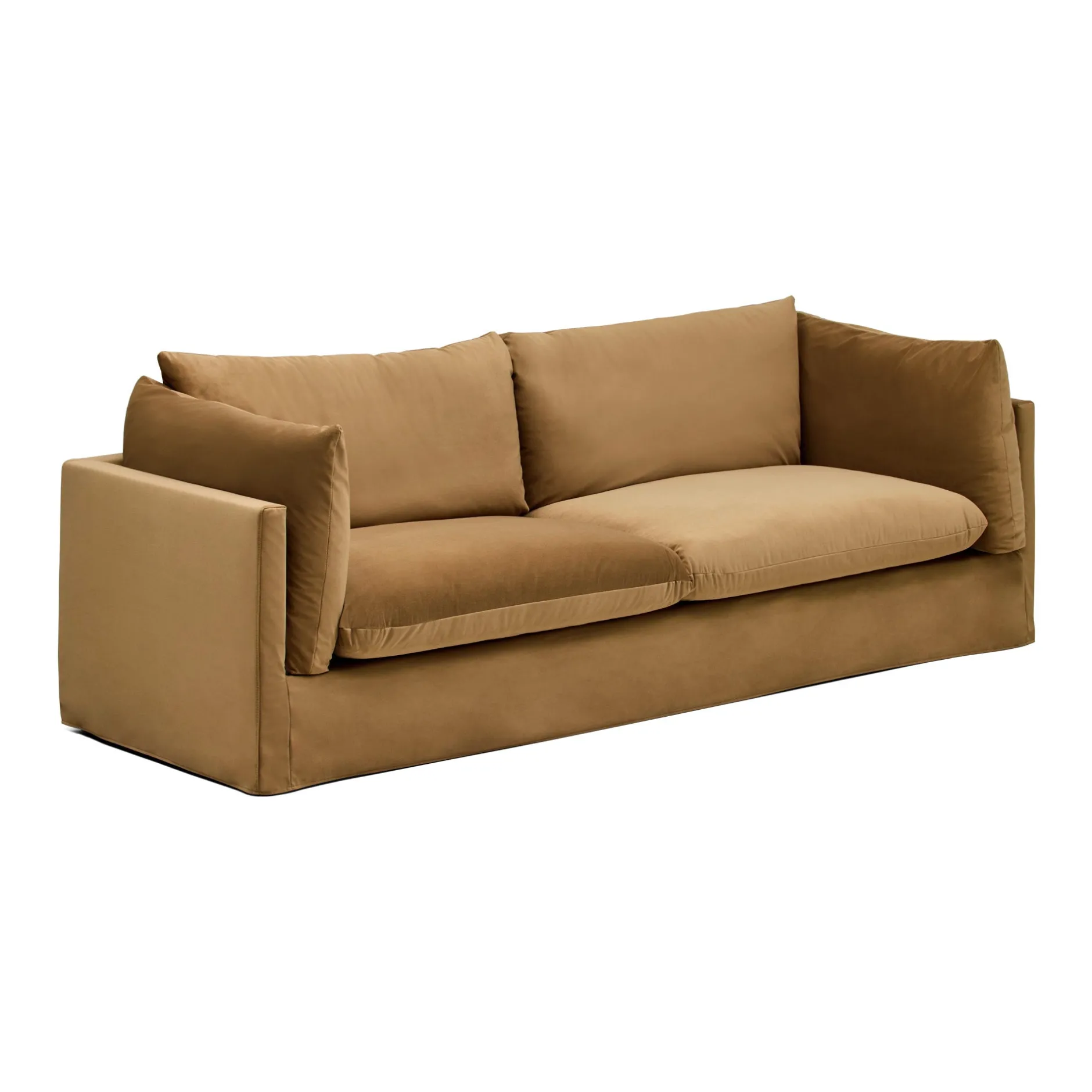 Sale Horgans Ella Sofa Sand 4 Seat Sand Velvet