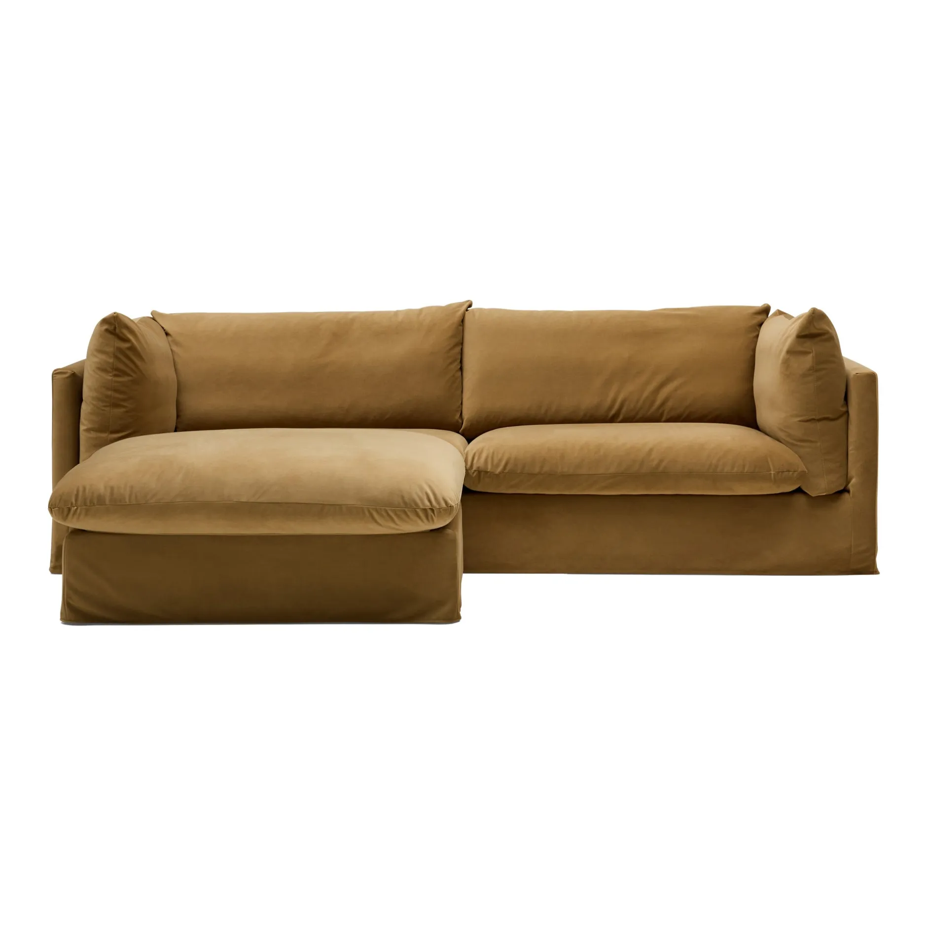 Sale Horgans Ella Sofa Sand 4 Seat Sand Velvet