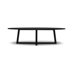 New Horgans Finbar Dining Table Ash Large Black