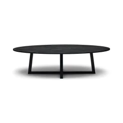 New Horgans Finbar Dining Table Ash Large Black