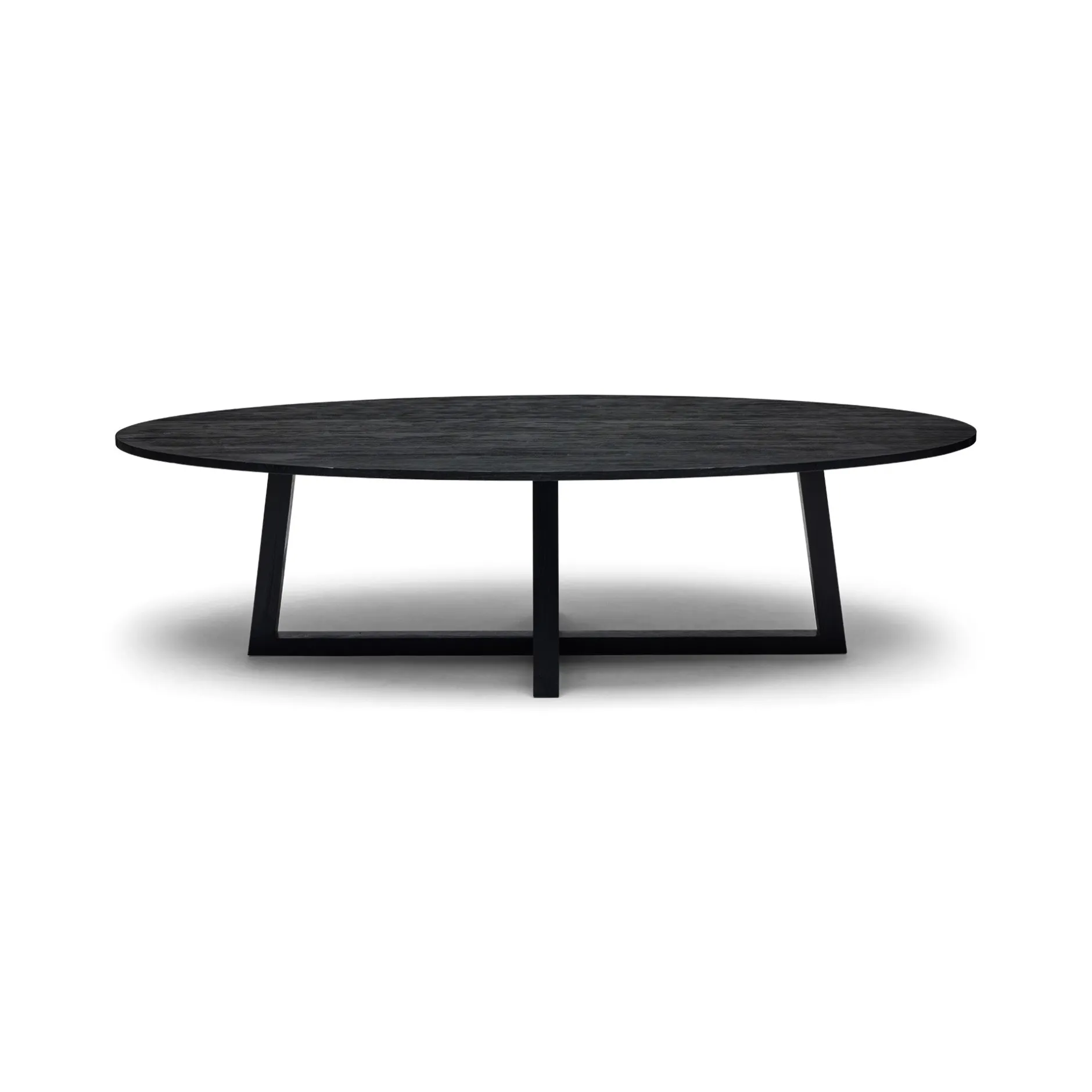 New Horgans Finbar Dining Table Ash Large Black