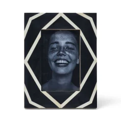 Online Horgans Fiori Photo Frame 4 x 6 Black and Cream