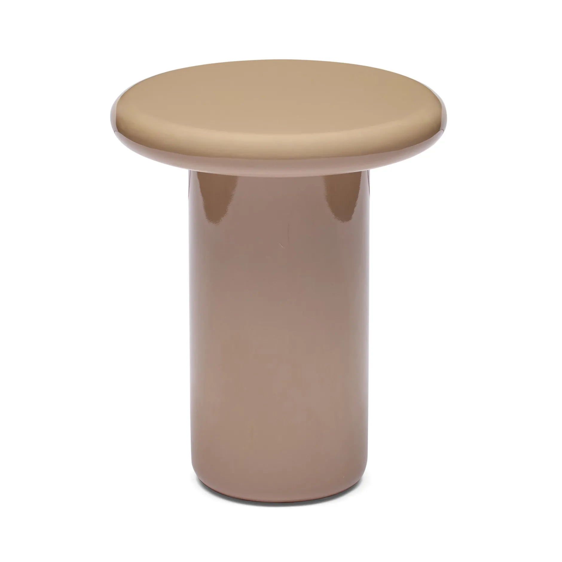 Outlet Horgans Fleur Side Table Grey Gloss