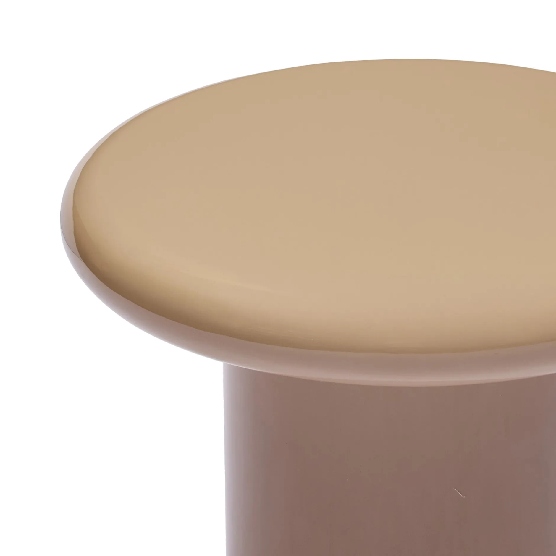 Outlet Horgans Fleur Side Table Grey Gloss