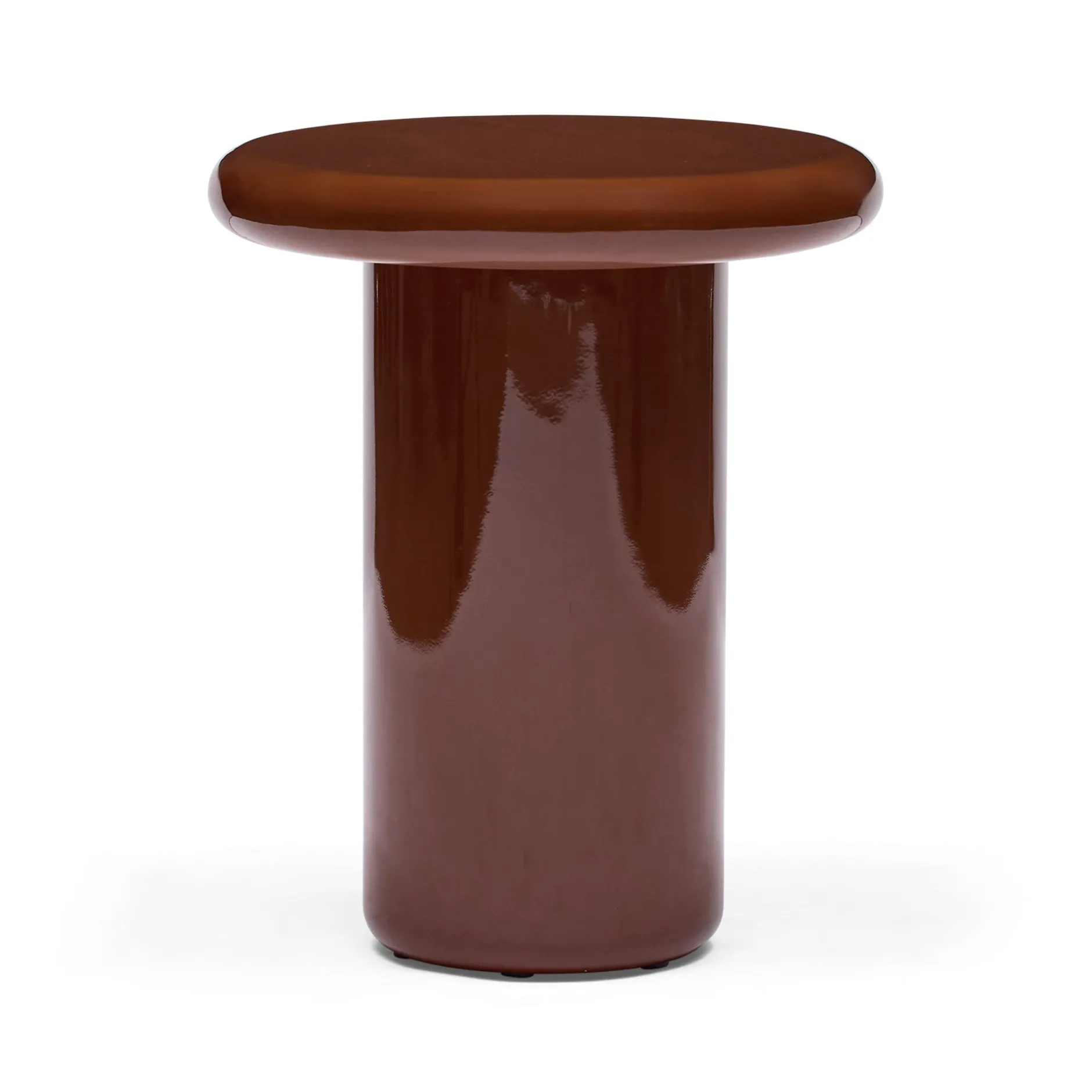 Discount Horgans Fleur Side Table Umber Gloss