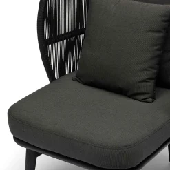 Best Horgans Freya Outdoor Chair Dark Grey & Black