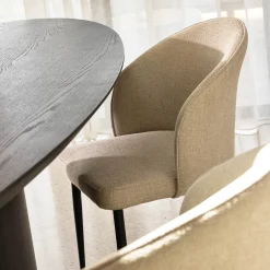 Best Horgans Gia Dining Chair Soft Ivory