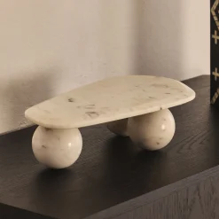 Online Horgans Gio Marble Platter White