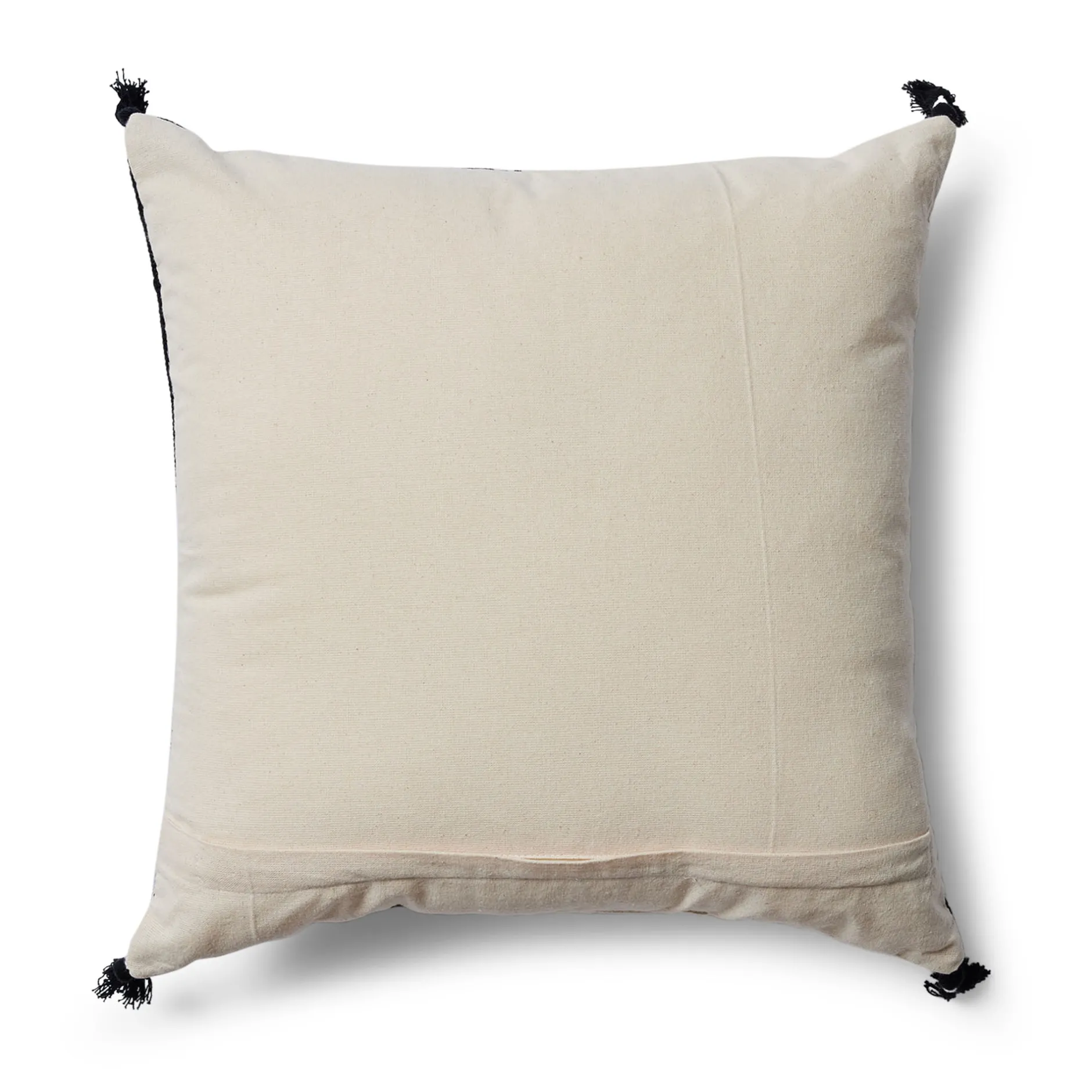 New Horgans Hachi Handwoven Cushion A 55x55 Black & White