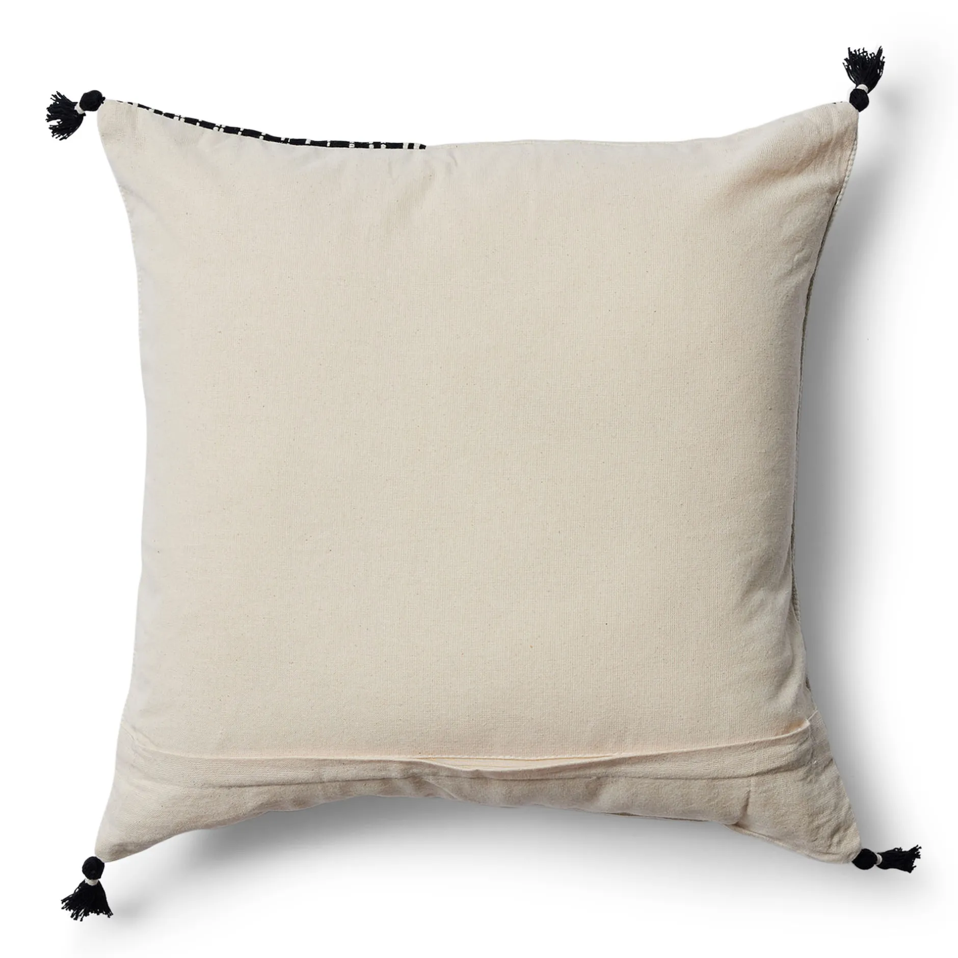 Discount Horgans Hachi Handwoven Cushion B 55x55 Black & White