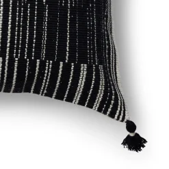Discount Horgans Hachi Handwoven Cushion B 55x55 Black & White