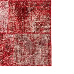 Sale Horgans Hagan Patchwork Rug 210 x 305 Deep Red