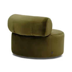 Online Horgans Hamish Swivel Chair Moss Green Moss Green Velvet