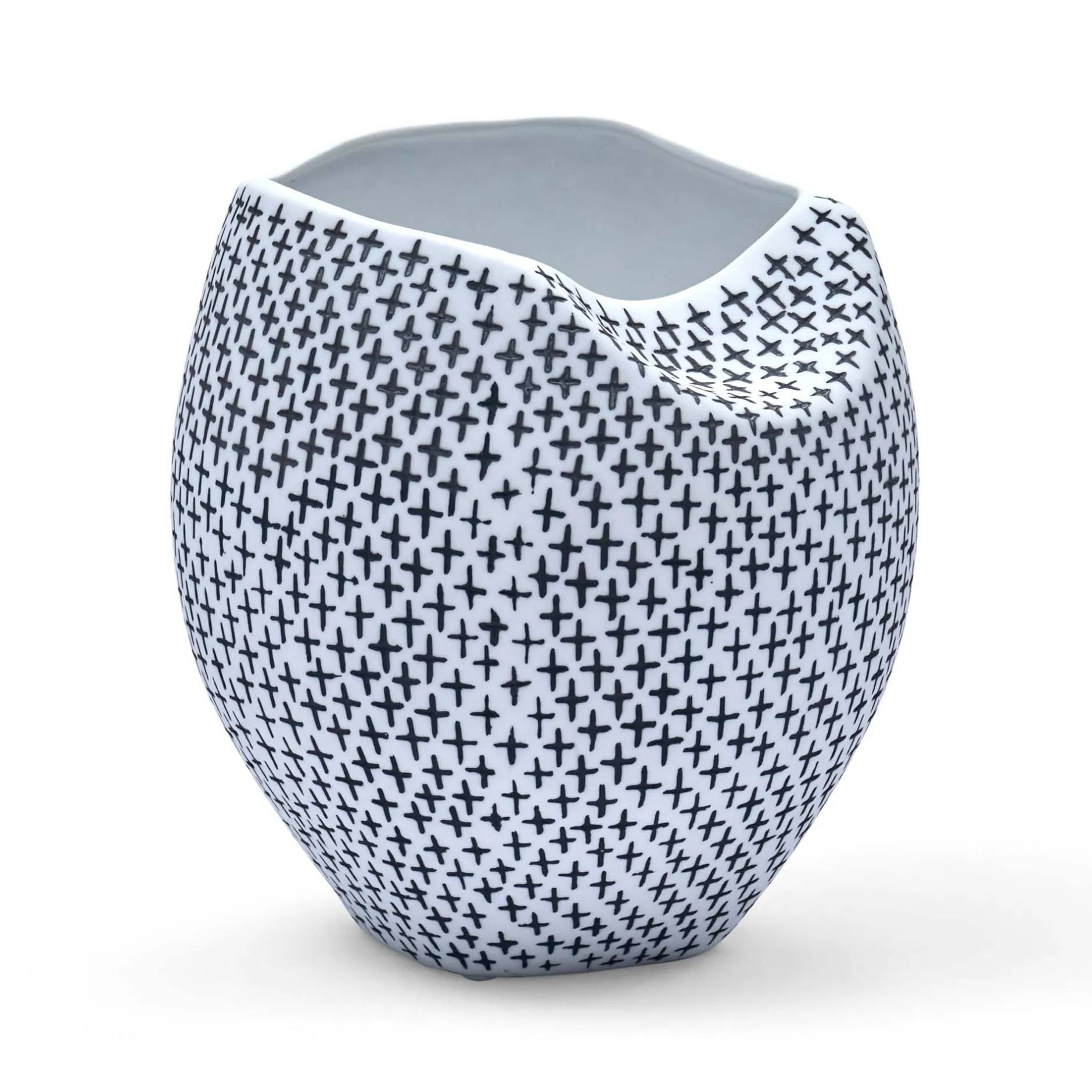 Fashion Horgans Hana Vase Small Black & White