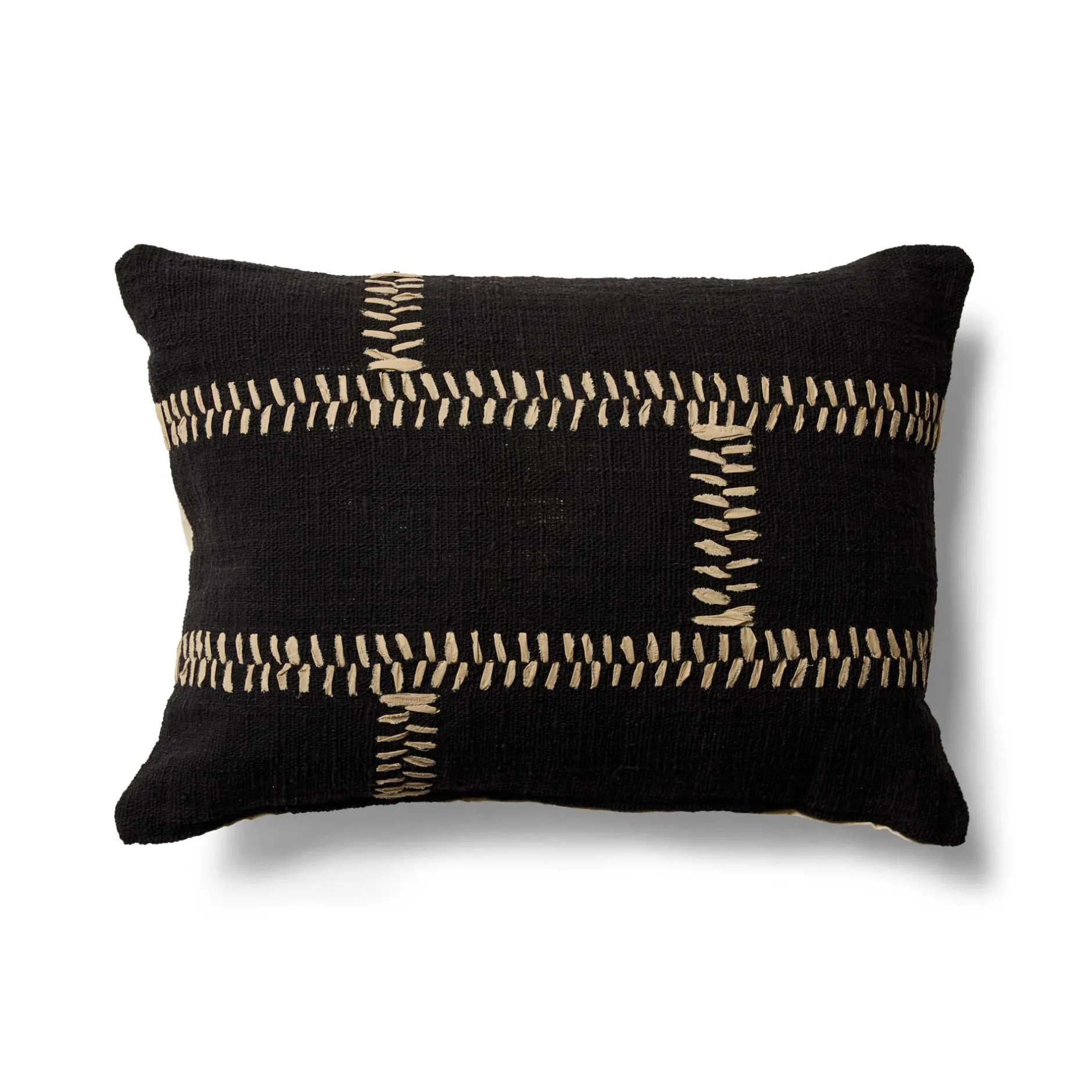 Online Horgans Hans Rectangle Cushion Black 50x70 Black & White