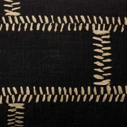 Online Horgans Hans Rectangle Cushion Black 50x70 Black & White