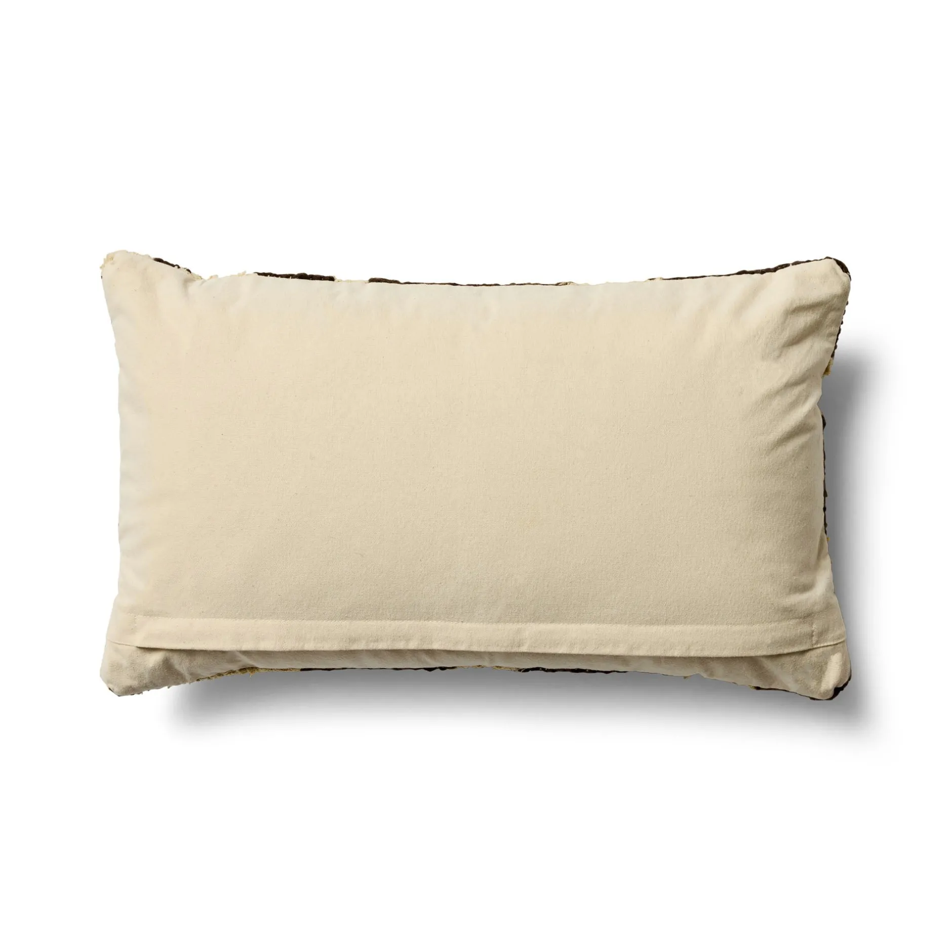 Sale Horgans Hari Rectangle Cushion 35x60 Brown & White