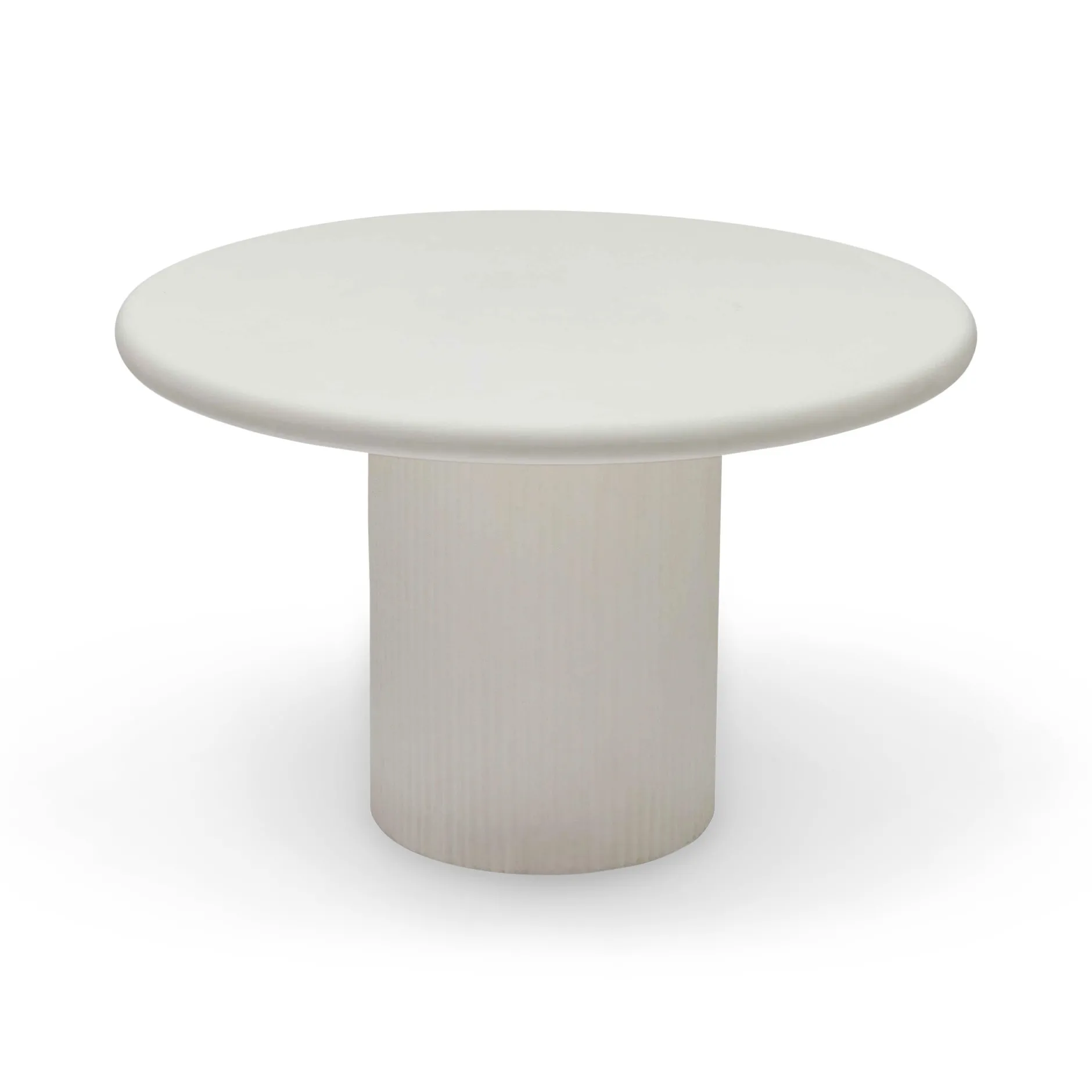 Clearance Horgans Hera Round Outdoor Dining Table White