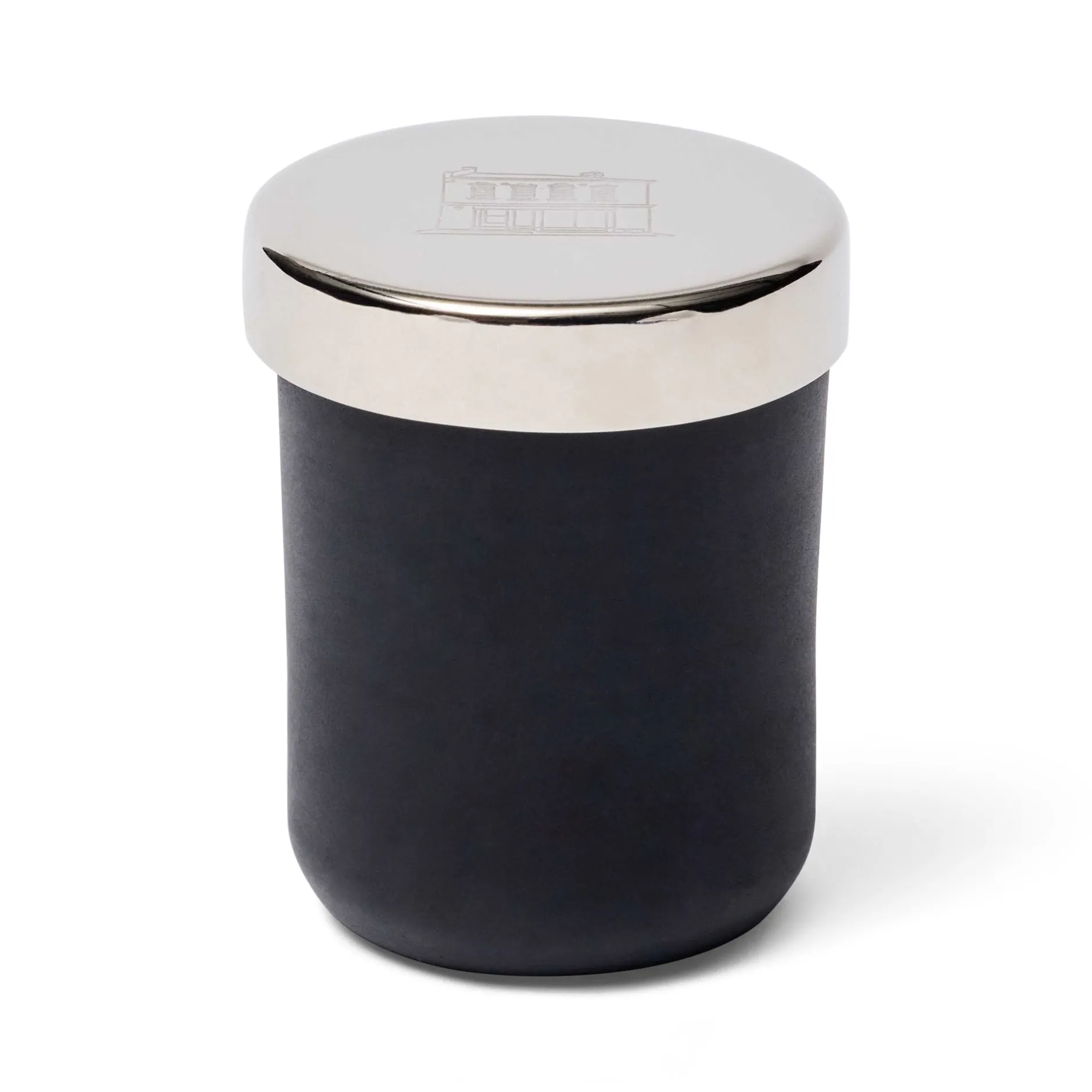 Fashion Horgans House Glass Nickel Jar Small Nickel & Black Glass