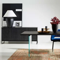 Clearance Horgans Ingot Sideboard Black