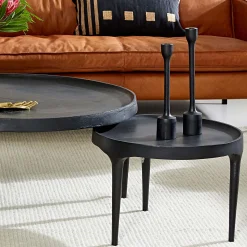Fashion Horgans Isarno Candleholder Set Matt Black