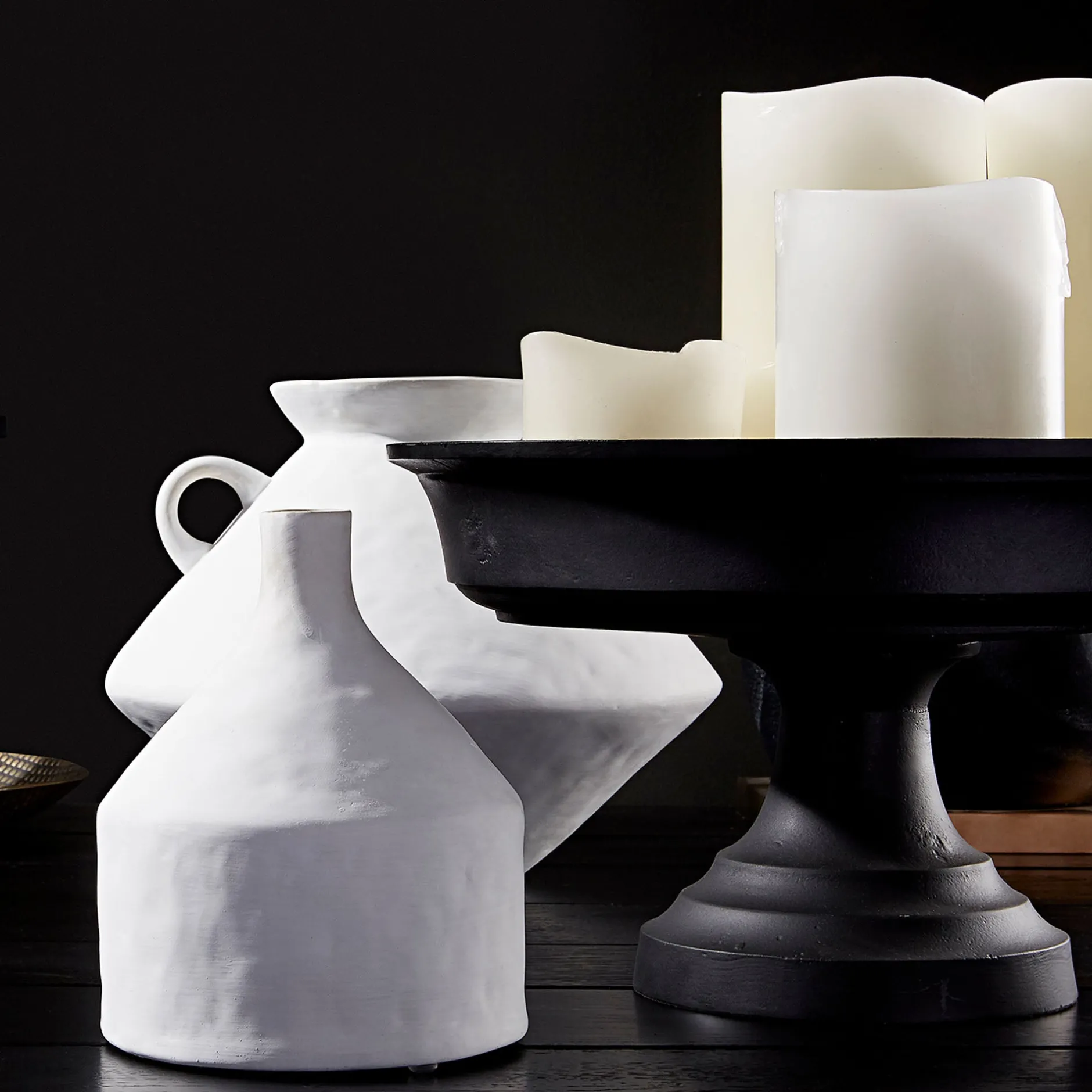 Online Horgans Isarno Footed Bowl Matt Black