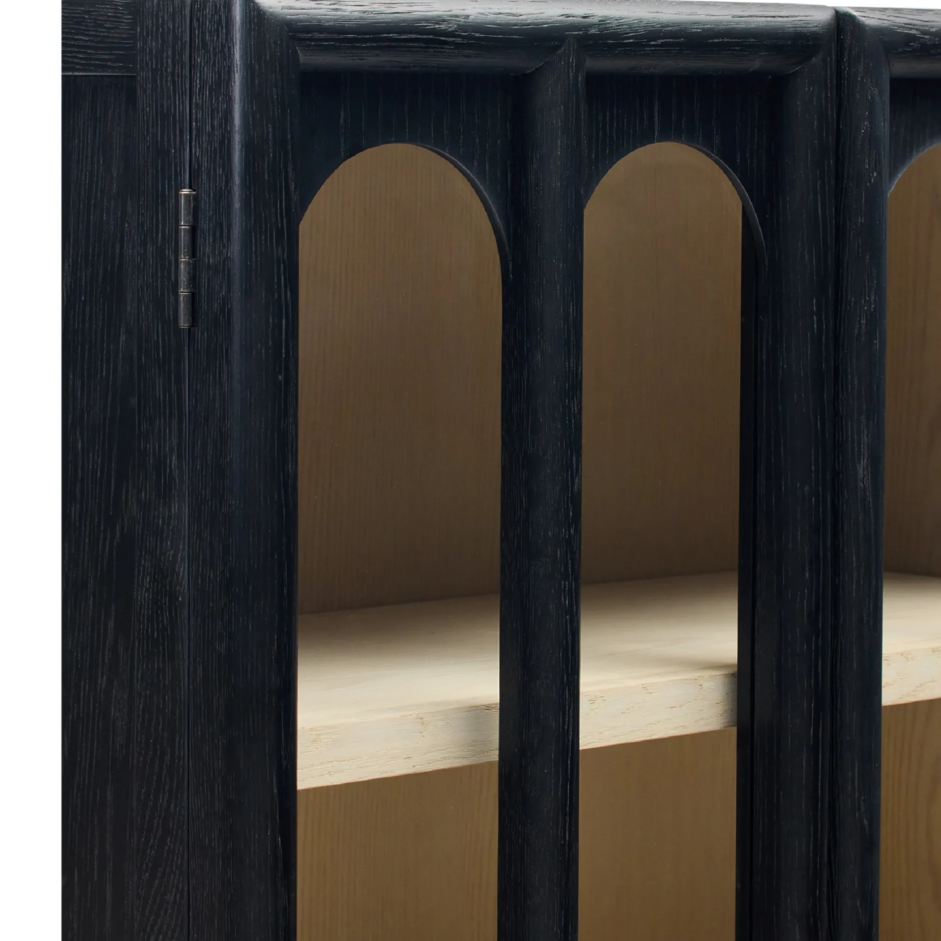 Clearance Horgans Isobel Tall Cabinet Black