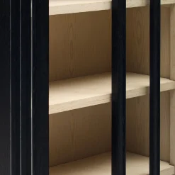 Clearance Horgans Isobel Tall Cabinet Black