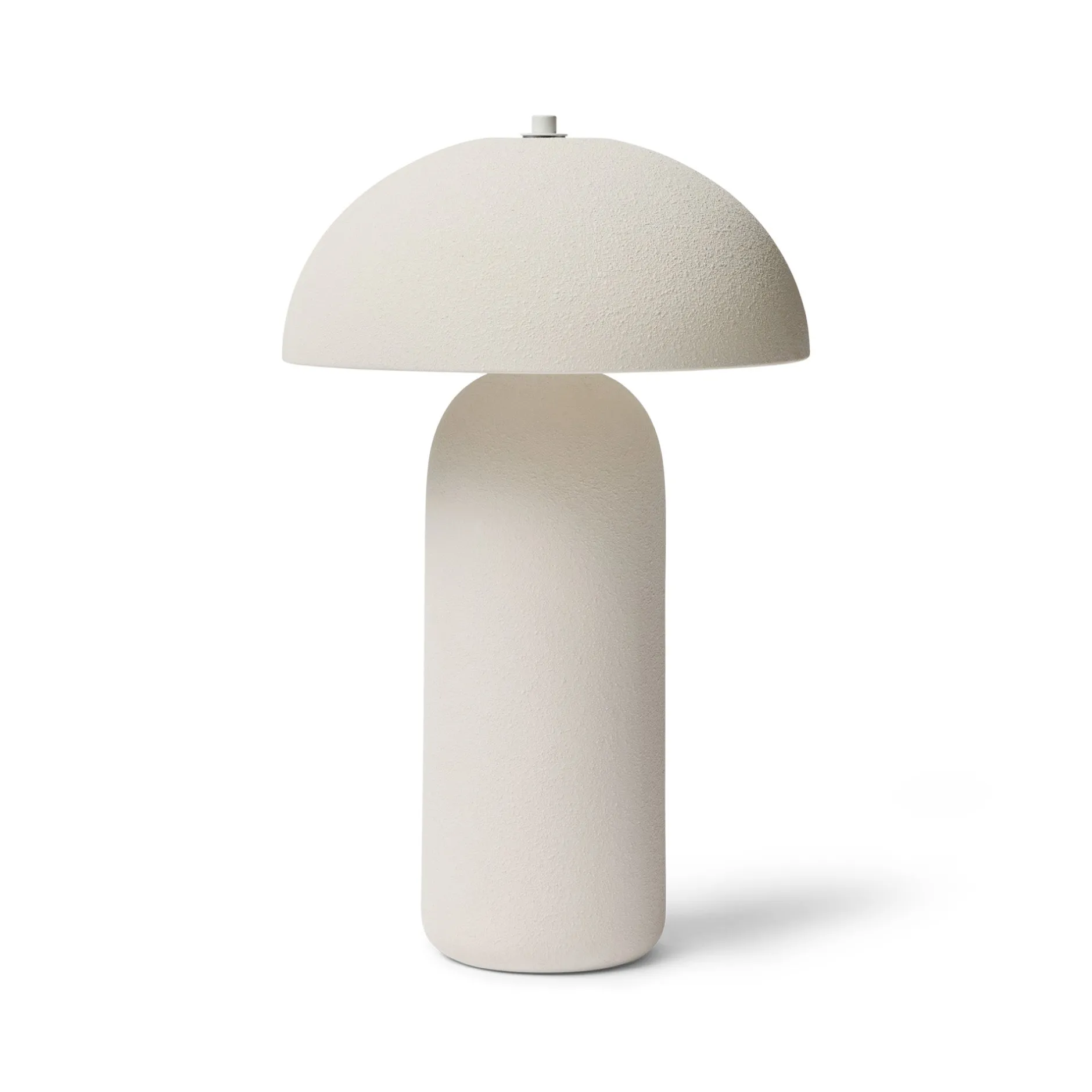 Hot Horgans Jai White Table Lamp Textured White