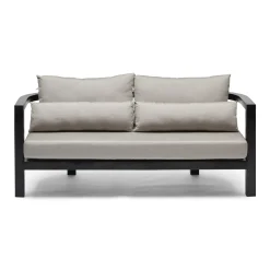 Discount Horgans Java Outdoor Sofa Black & Taupe Taupe Outdoor