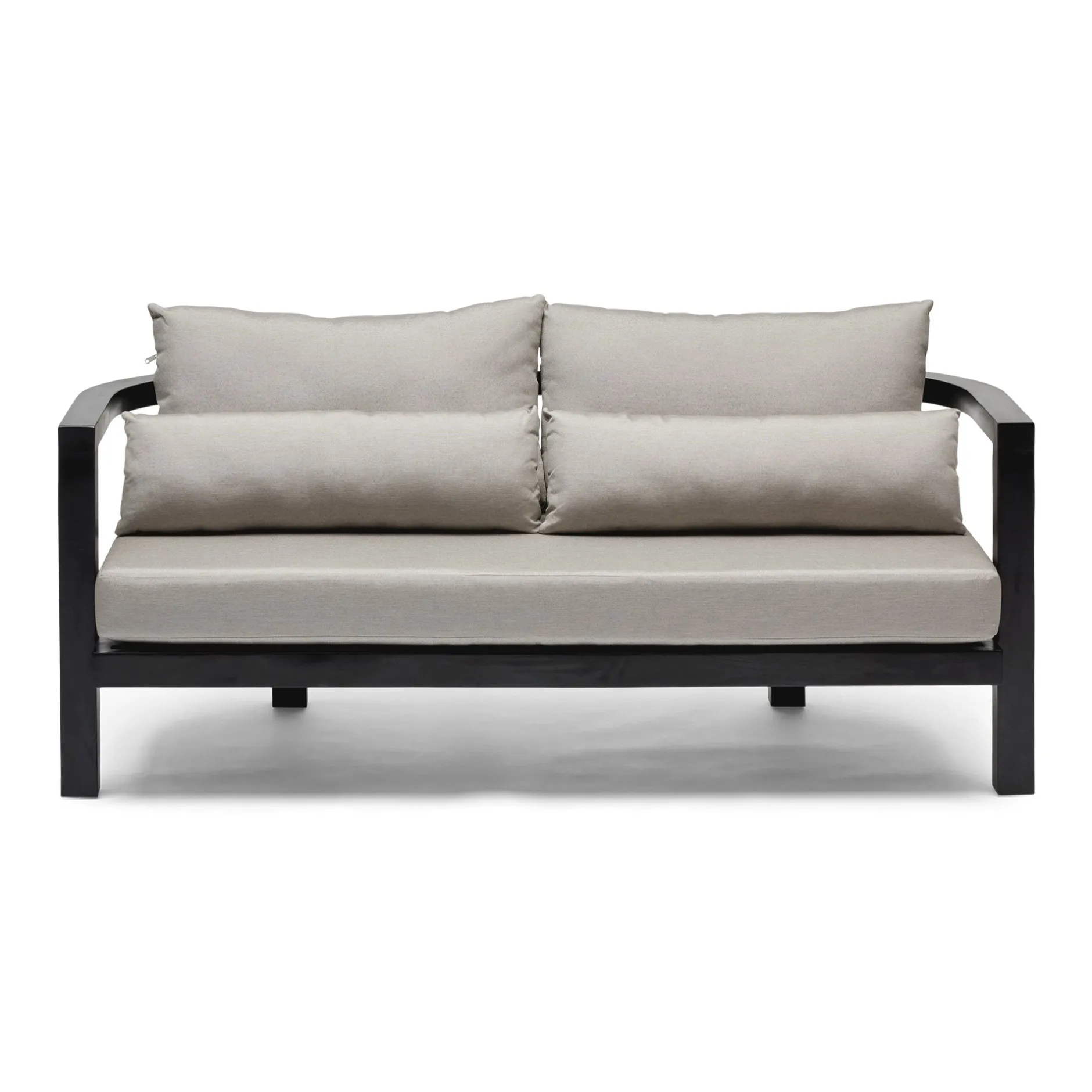 Discount Horgans Java Outdoor Sofa Black & Taupe Taupe Outdoor
