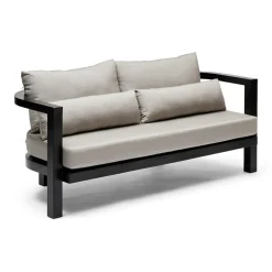 Discount Horgans Java Outdoor Sofa Black & Taupe Taupe Outdoor
