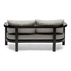 Discount Horgans Java Outdoor Sofa Black & Taupe Taupe Outdoor
