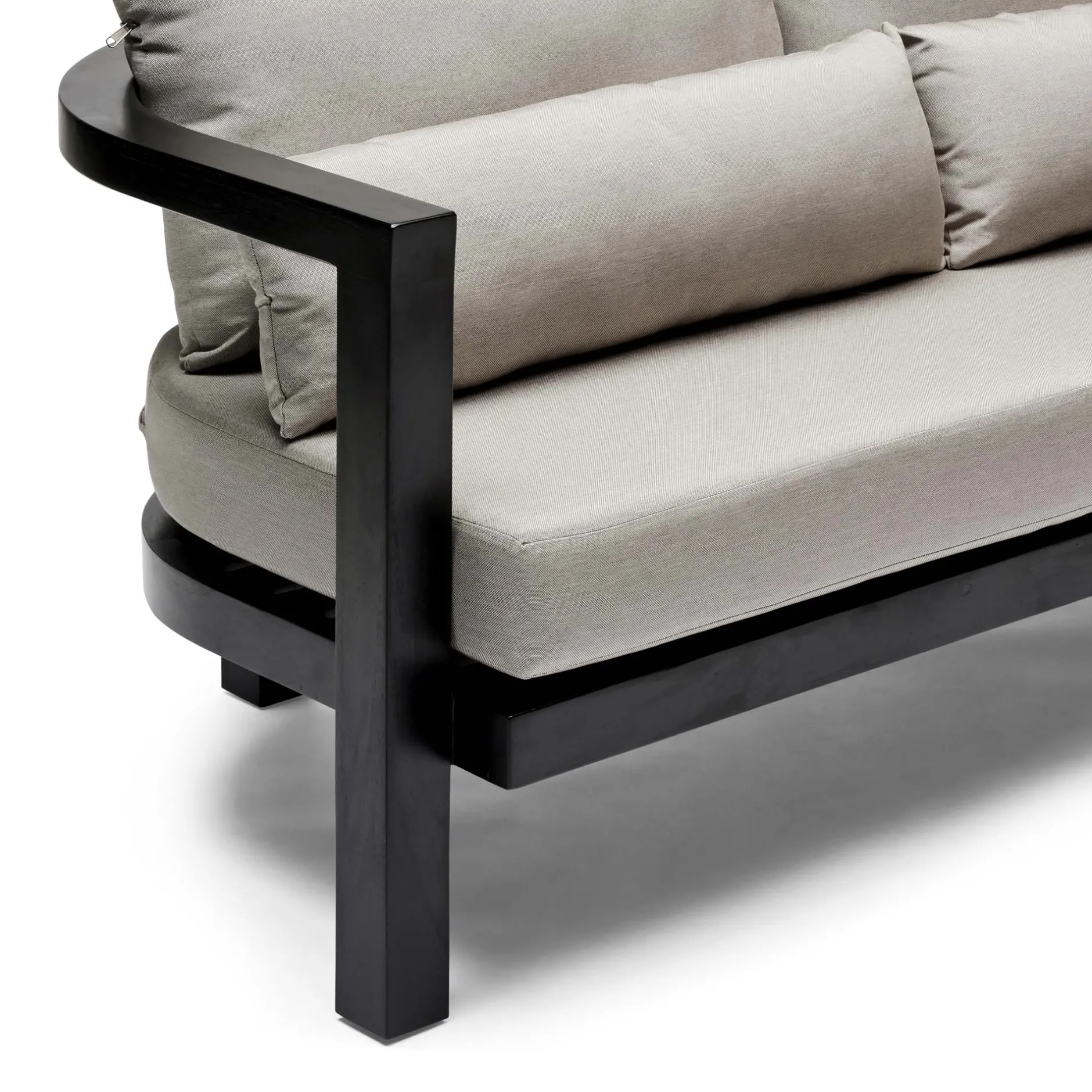 Discount Horgans Java Outdoor Sofa Black & Taupe Taupe Outdoor