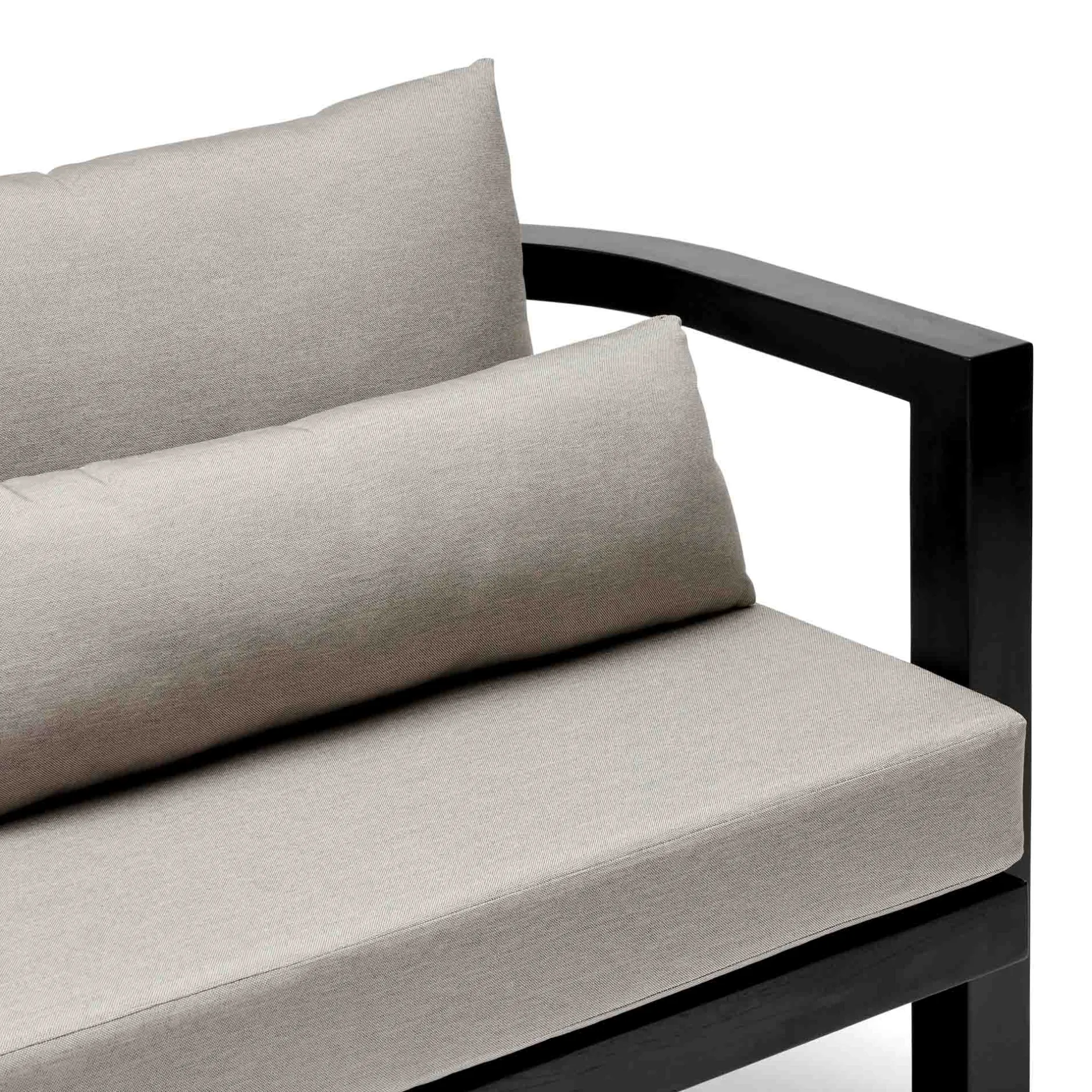 Discount Horgans Java Outdoor Sofa Black & Taupe Taupe Outdoor