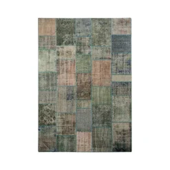 Clearance Horgans Kaba Patchwork Rug 210 x 301 Multi Blues