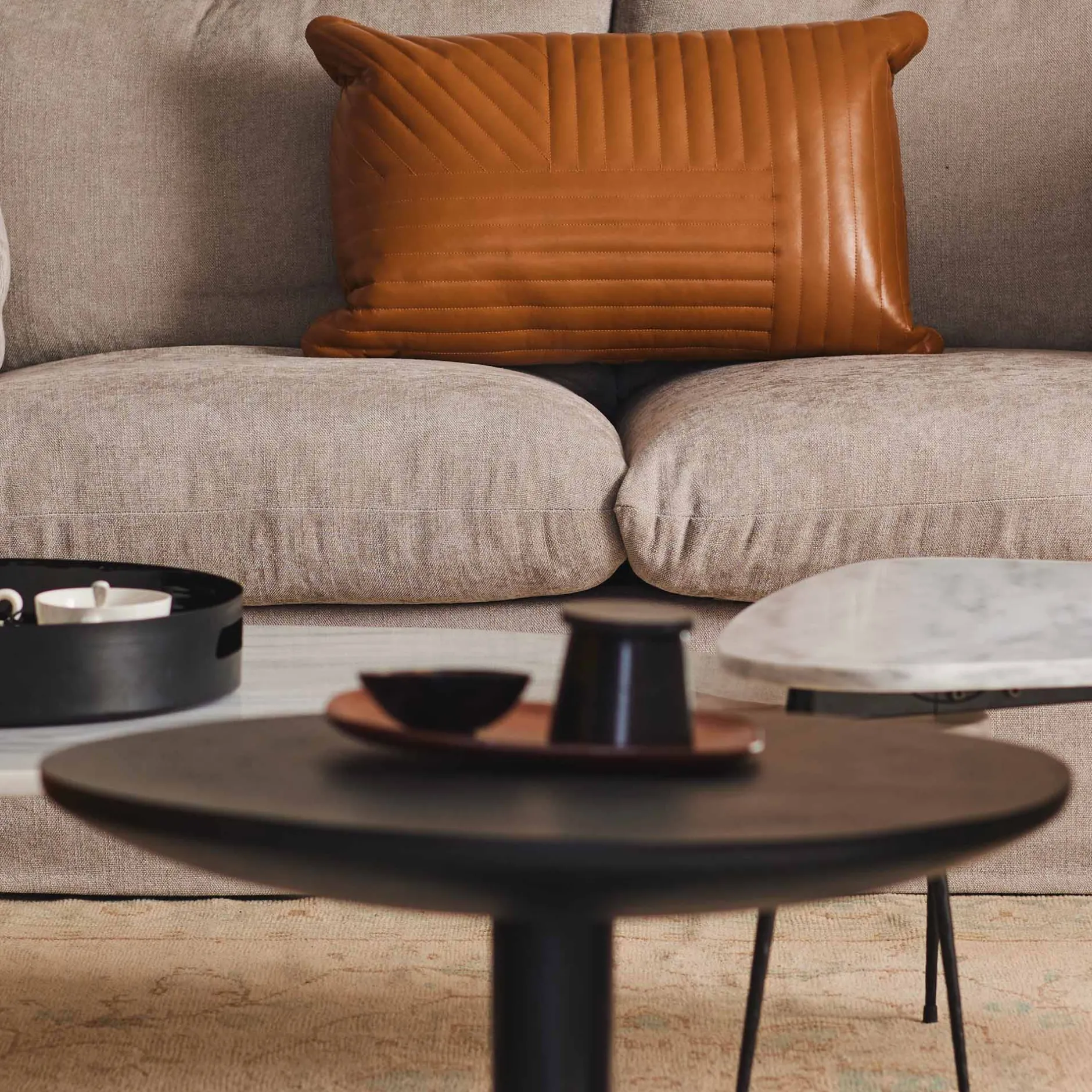 Online Horgans Kenzo Coffee Table Marble Small White Marble
