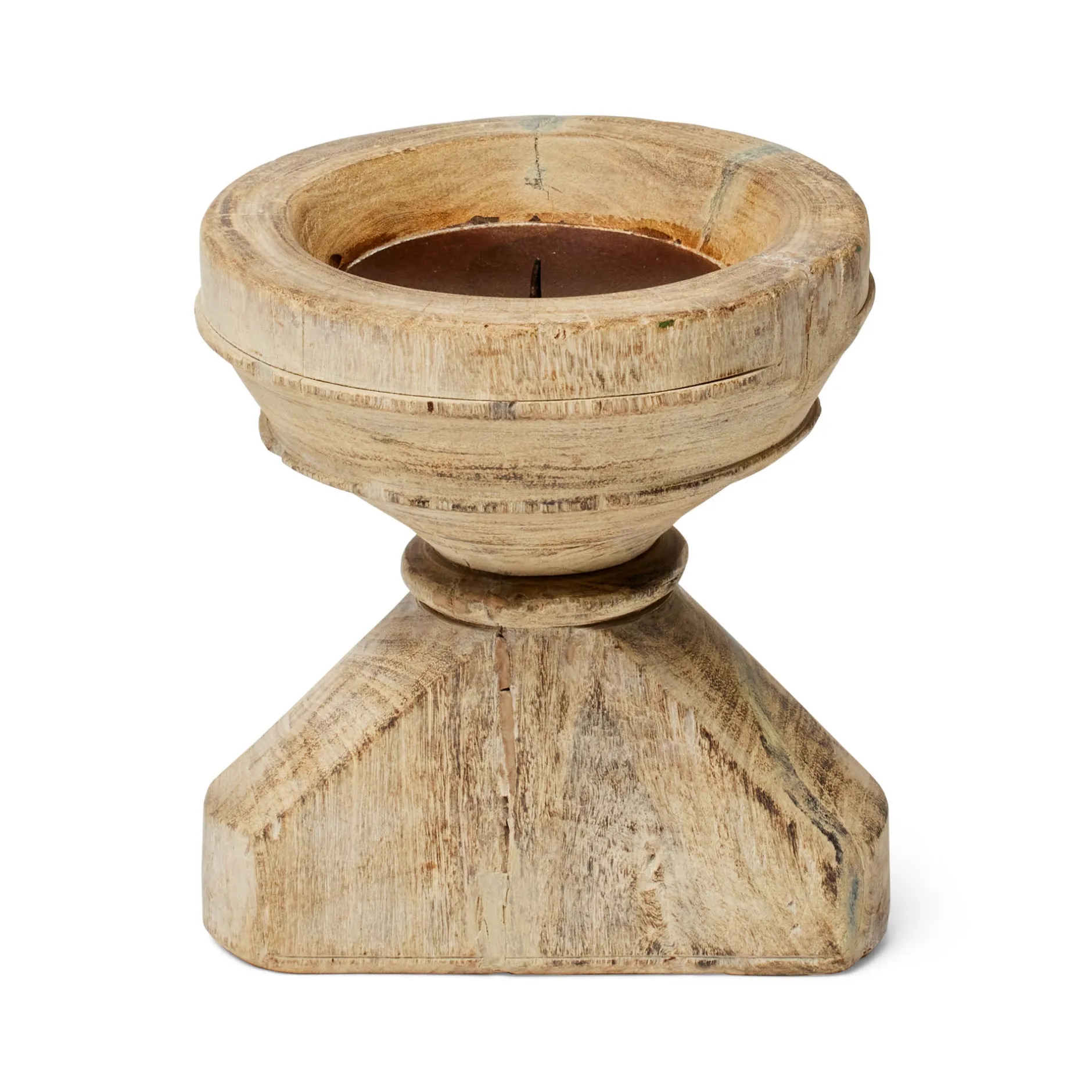 Sale Horgans Kinara Candleholder Bleached Wood