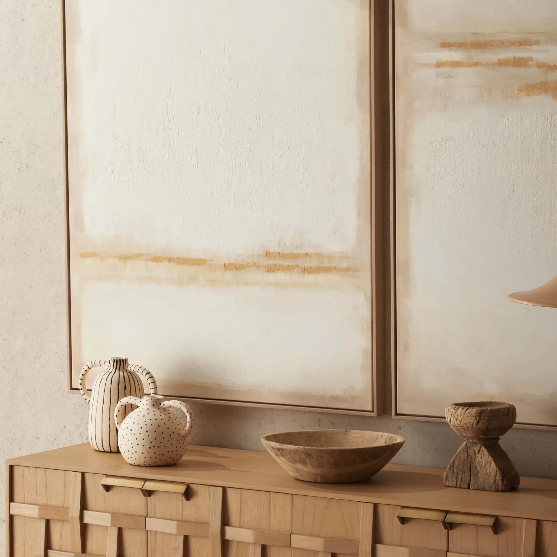 Sale Horgans Kinara Candleholder Bleached Wood