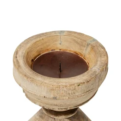Sale Horgans Kinara Candleholder Bleached Wood