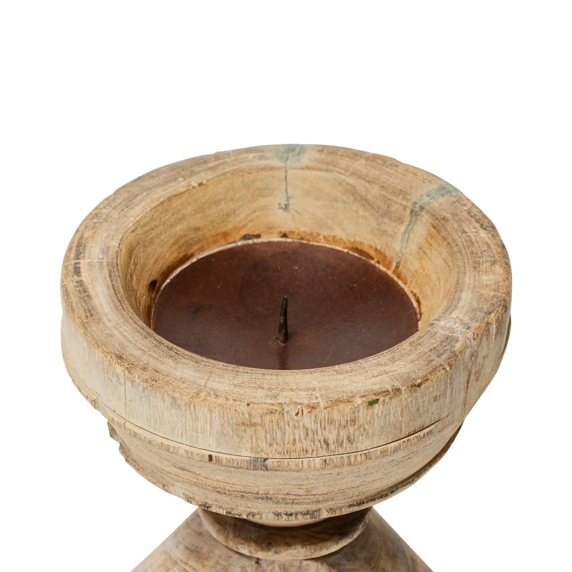Sale Horgans Kinara Candleholder Bleached Wood