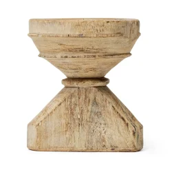 Sale Horgans Kinara Candleholder Bleached Wood
