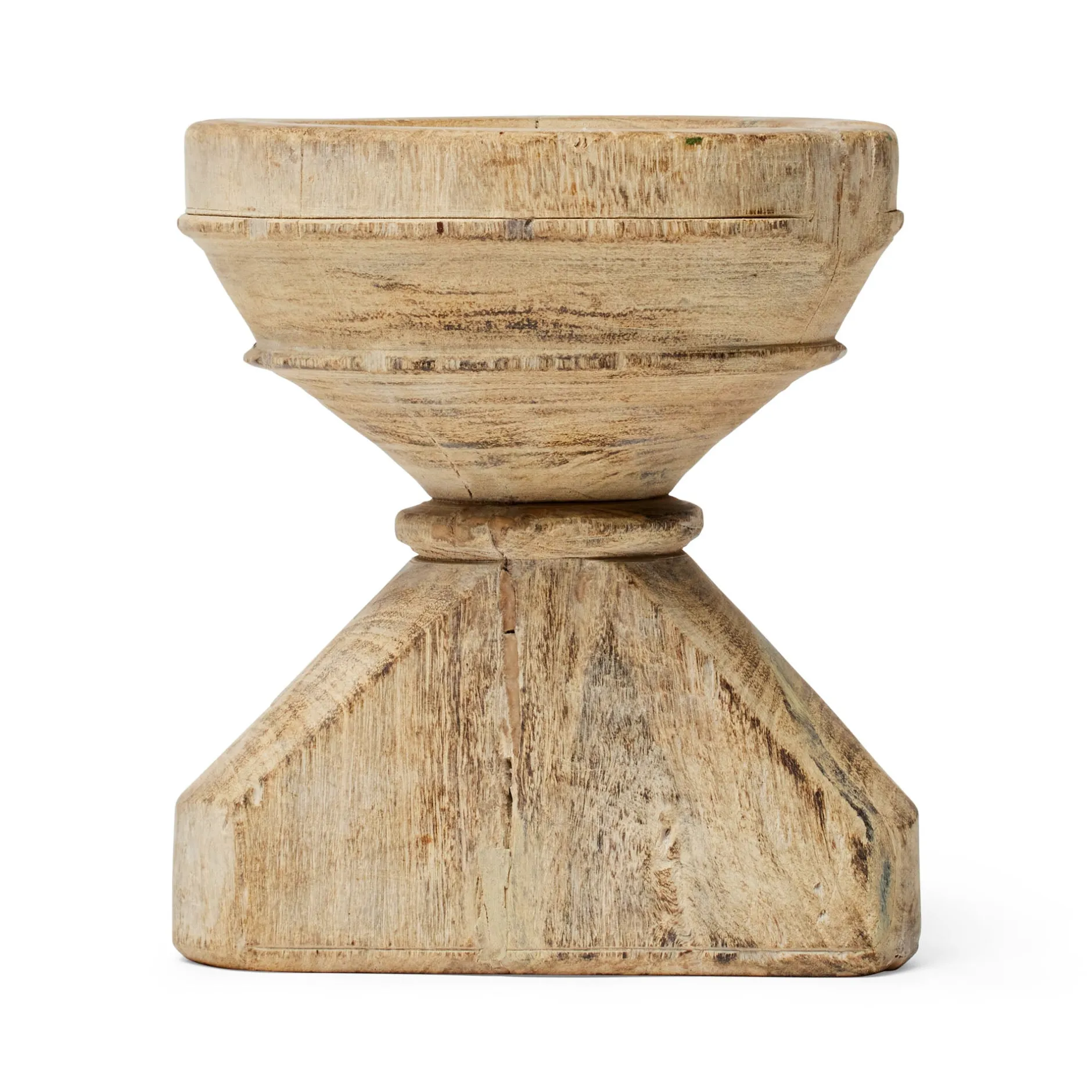 Sale Horgans Kinara Candleholder Bleached Wood