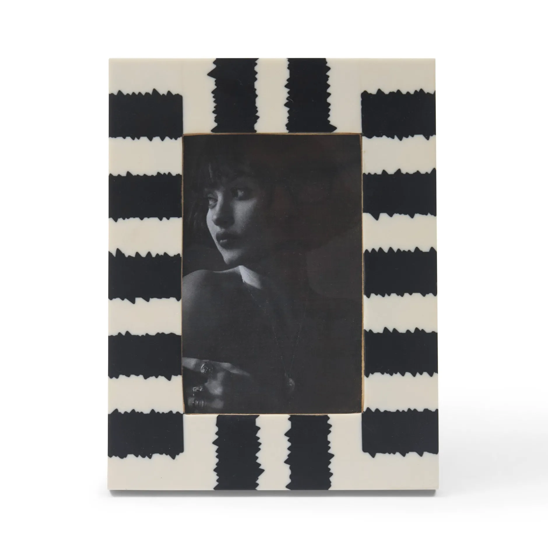 Hot Horgans Kuma Photo Frame 4 x 6 White & Black