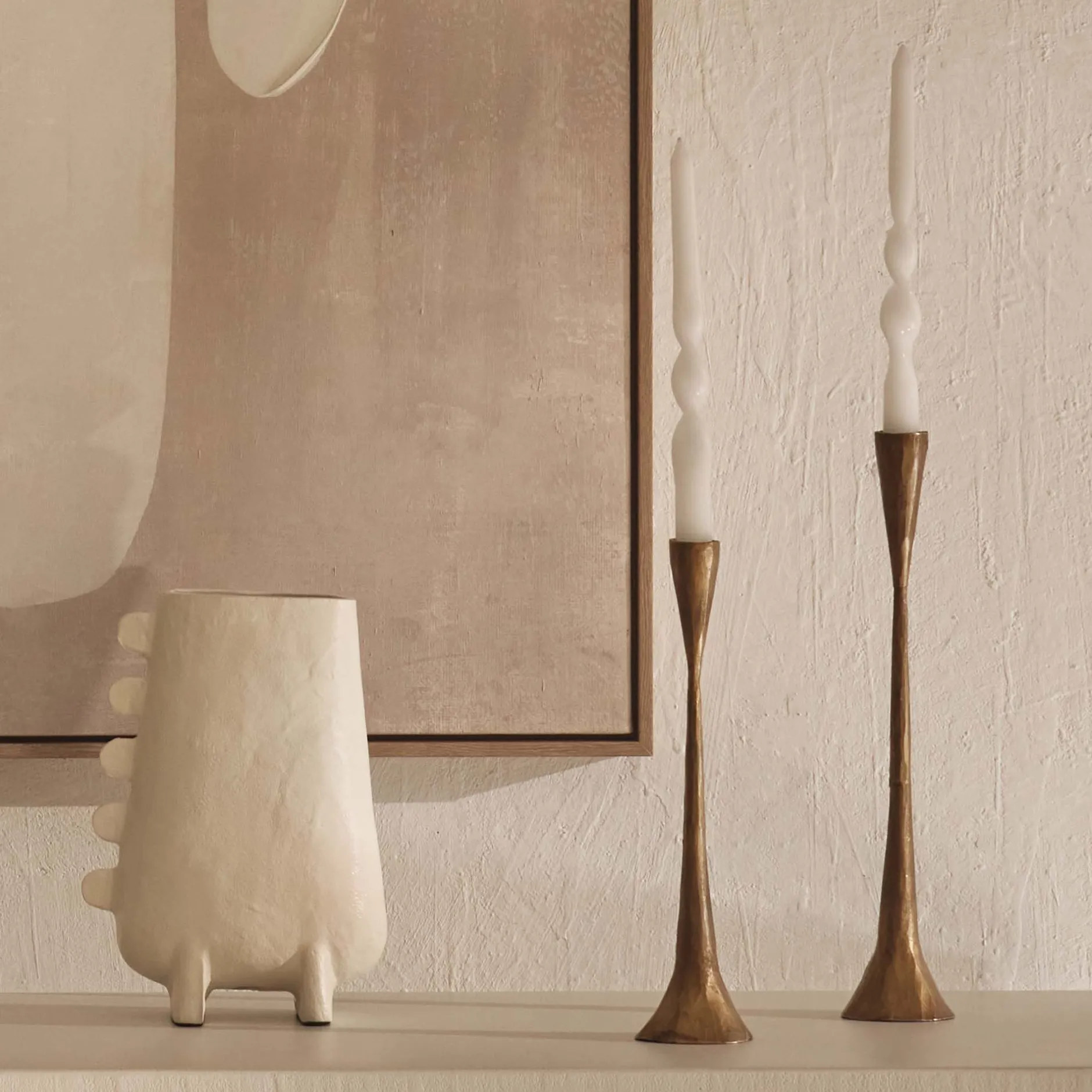 Outlet Horgans Loft Candleholder Medium Brass