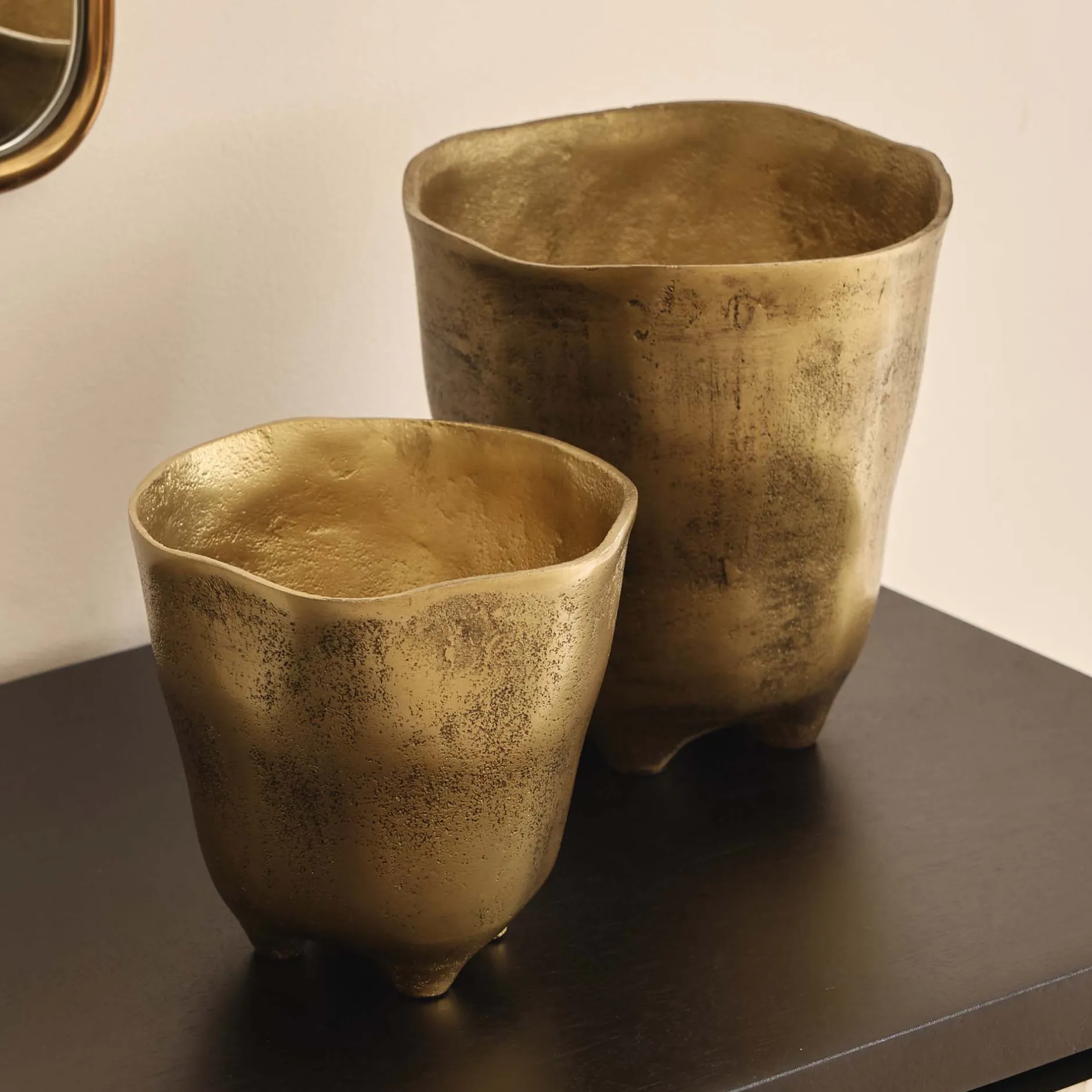 New Horgans Lula Vase Large Gold