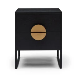 Hot Horgans Luna II Bedside Gold Black