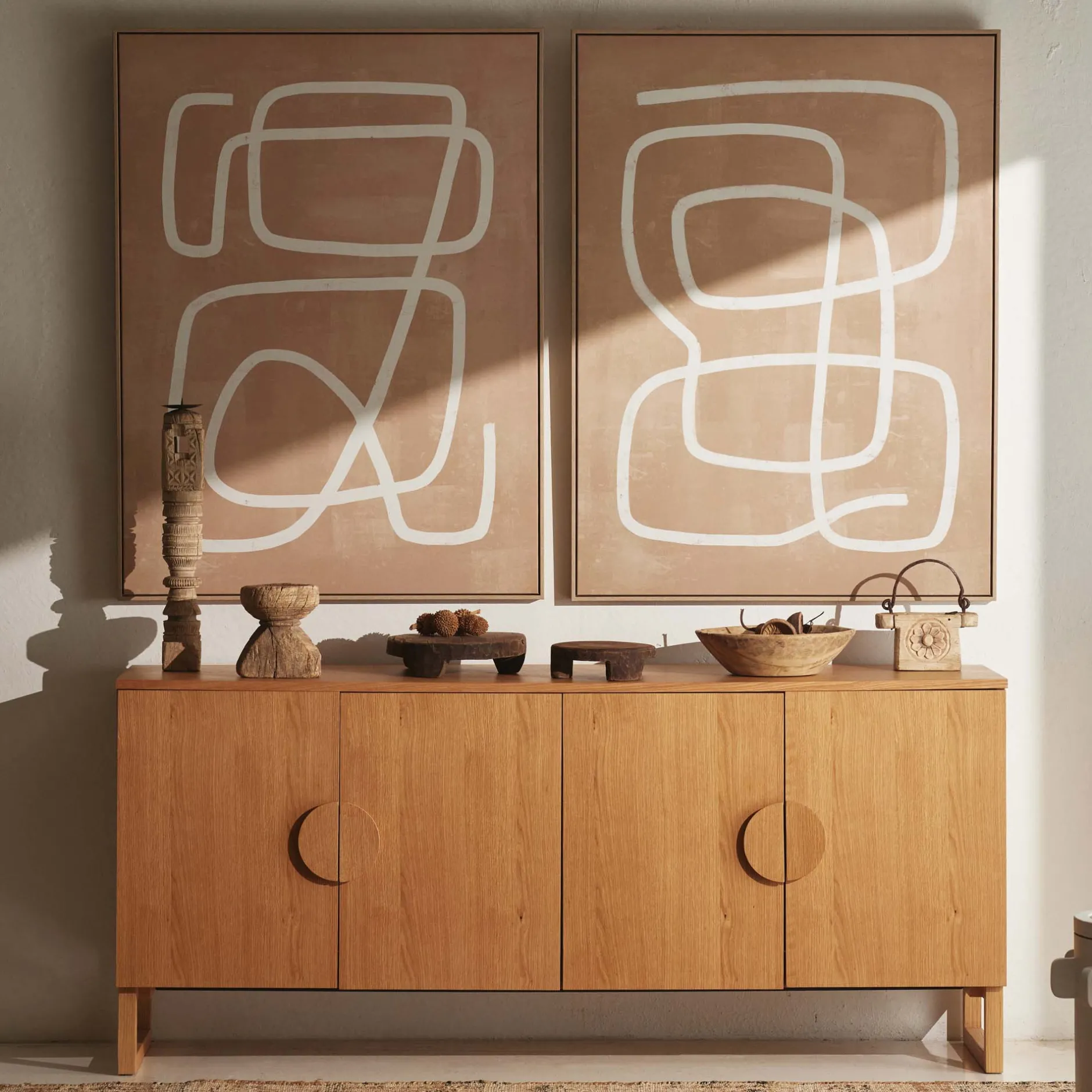 New Horgans Luna II Sideboard Natural